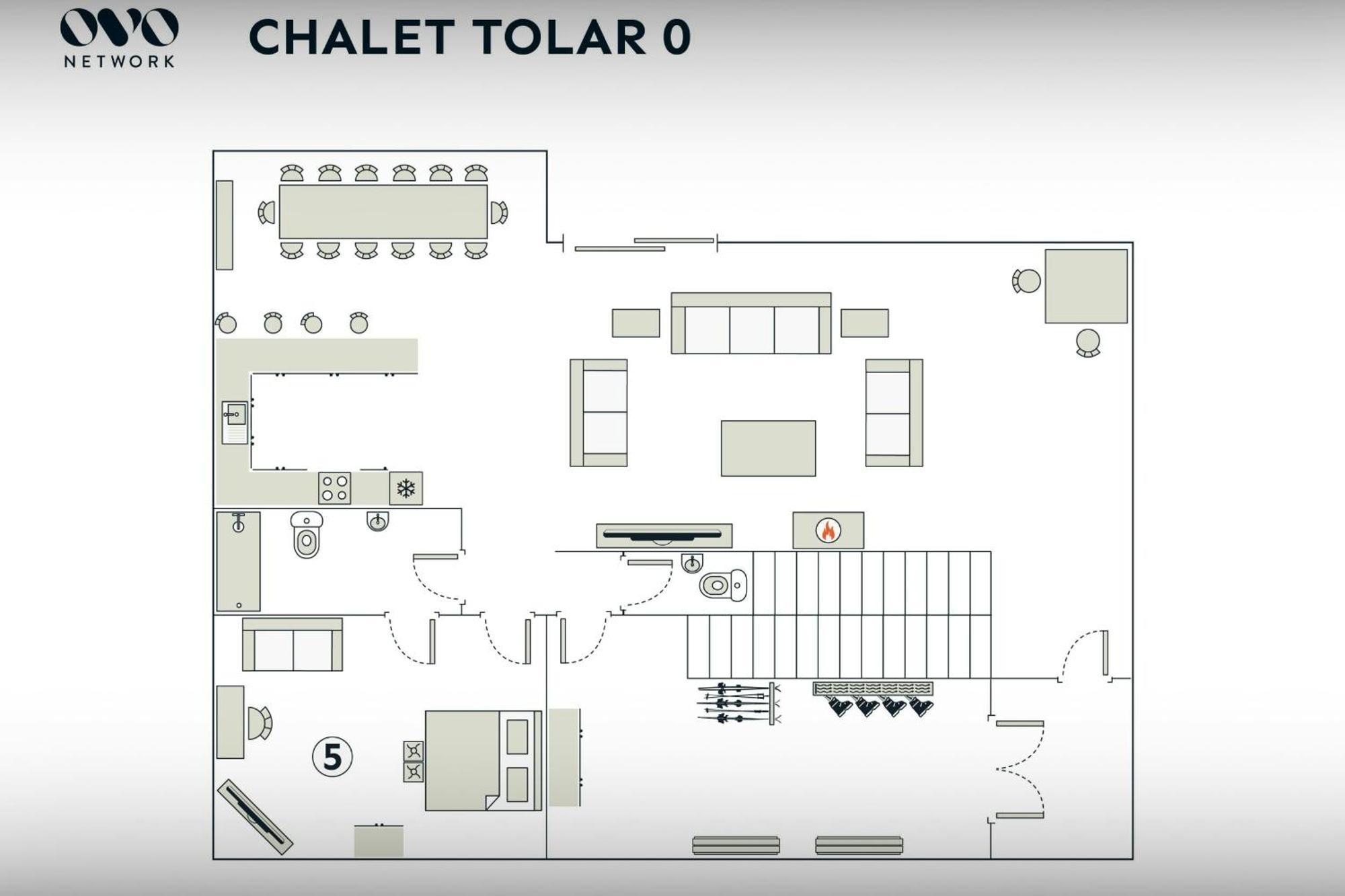 Chalet Tolar - Ovo Network Villa เลอกรองด์บอร์นอง ภายนอก รูปภาพ